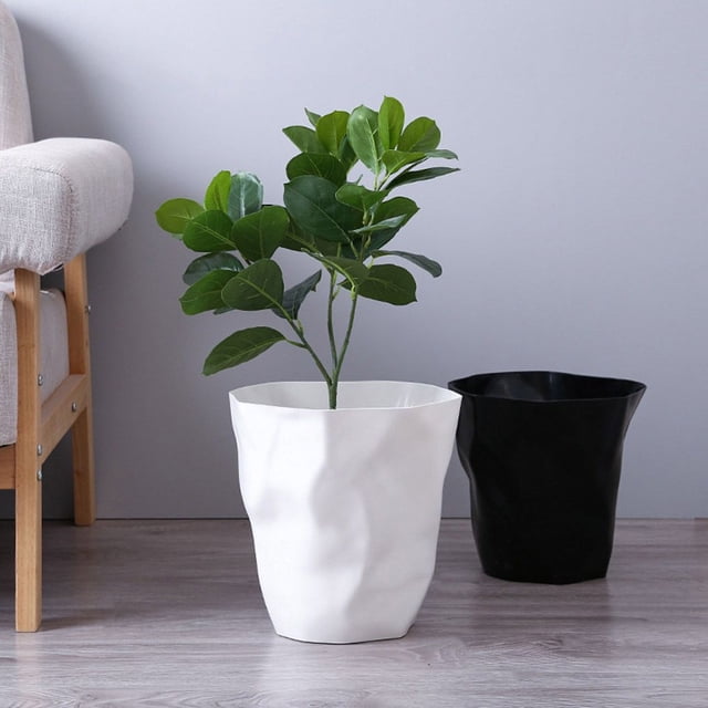 Home Office Small/Large Size Plastic Trash Can Living Room can Office Bedroom Rugate Garbage Bin Waste Container