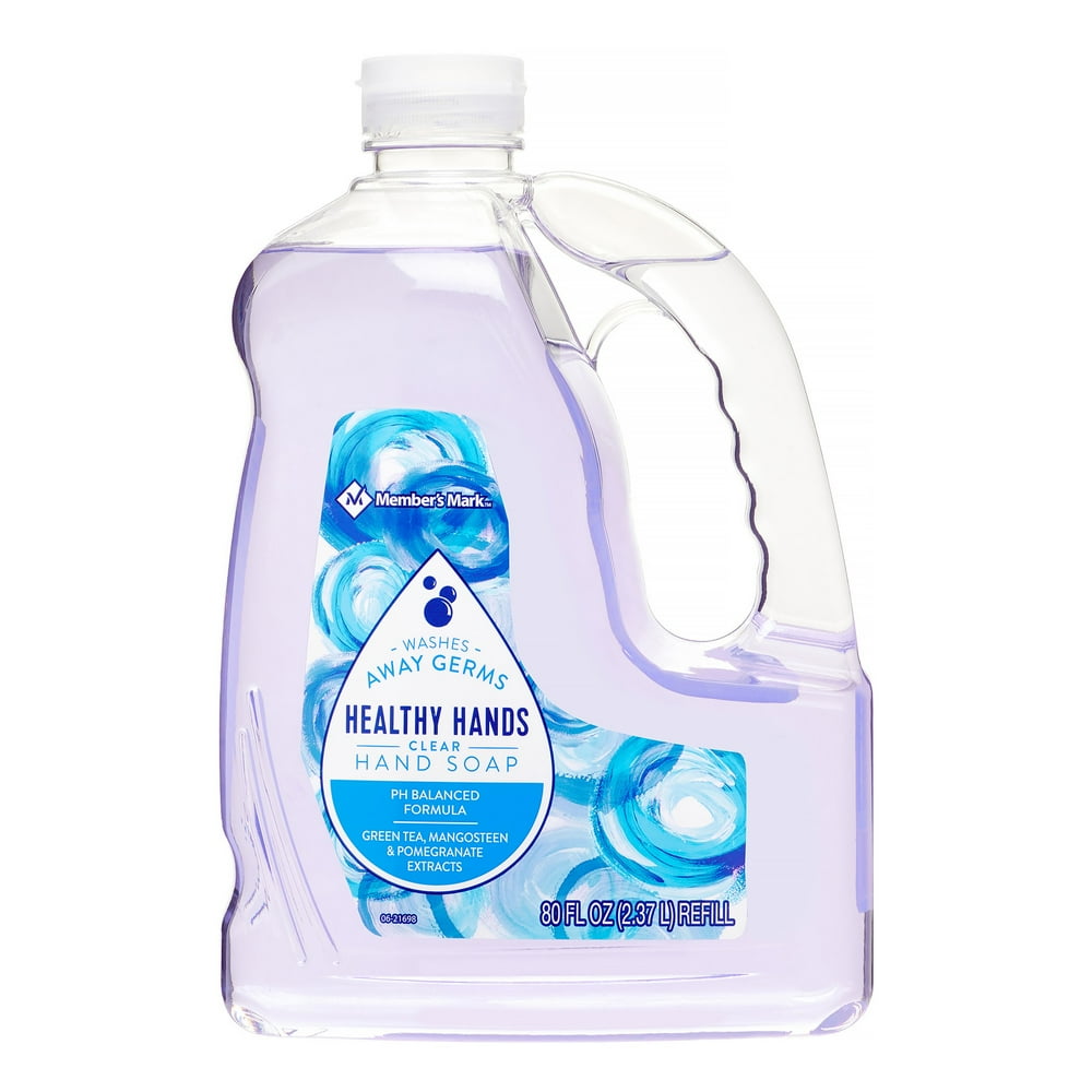 Member's Mark Hand Soap Clear Refill, 80 Fl Oz, 2 Ct