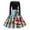 Sky Blue, variant on TJAZFJPA Black Wrap Dress Women Christmas Print Long Sleeve Bow Elegant Long Skirt Round Neck Dress Beach Dress Knit Dresses for Women