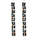 thumbnail image 2 of Pack de 2 guirnaldas de hoja de arce sintético | Vid artificial de 78,7" - hojas otoñales de plástico multicolor, decoración reutilizable para las fiestas de Halloween, acento de escaleras en la, 2 of 6