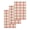 Red, variant on Linen Buffalo Check Kitchen Dish Towels for Drying Dishes Set of 4, Retro Black Lines Grid Pattern Waffle Weave Microfiber Hand Tea Bathroom Towels Quick Dry & Absorbent Towel 15.7x23.6