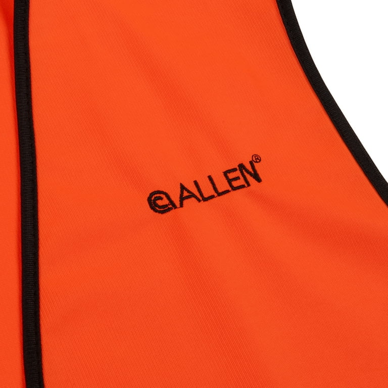 Allen Company Deluxe Blaze Orange Hunting Vest, XL, Unisex, Zipper