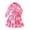 Pink, variant on Otqutp 8-12 Years Elegant Fall Floral Print Princess Dress for Girls - Soft Cotton Long Sleeve Parties Gown, Autumn Casual Wear for Big Kids