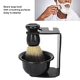 thumbnail image 4 of Pincel de Espuma de Barba, Estante de Cepillo Cepillo de Espuma de Barba Juego de Jabón para Hombres para Uso en El Hogar, 4 of 7