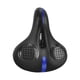 thumbnail image 3 of Asiento de sillín de bicicleta, asiento de bicicleta acolchado con espuma viscoelástica, asiento de bicicleta cómodo, Negro y azul, 3 of 9