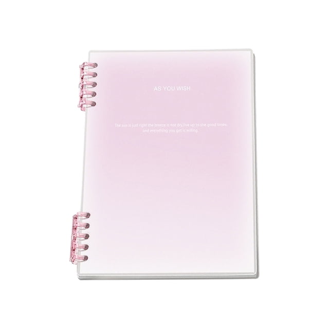 Gradient Loose Leaf Notebook, Small Detachable Notebook, Spiral Journal Notebook – College Ruled Notebook, 5.83x8.26 inch Lined Spiral Notebook With Plastic Cover For Work, Note Taking, Journaling