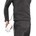 thumbnail image 4 of 12 Heating Zone Electric Heating Thermal Underwear Set, Winter Men's USB Heating Underwear Suitable for Outdoor Cold Work Battery/Power Bank Excluded, 4 of 5