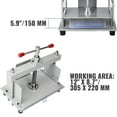 thumbnail image 3 of VEVOR Manual Paper Press Machine, 12x8.6 inch for A4 Sized Papers Flatting Machine, 10cm Thickness Steel Frame Manual Flat Paper Press Machine, Papermaking Book Press, 3 of 9