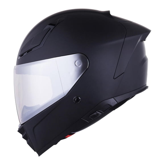 Casco Bkr Sparrow Negro Mate Mica Plateada Cerrado Svs negro L