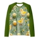 thumbnail image 3 of MHFRRA Camiseta Holgada de Manga Larga con Estampado de Pascua para Mujer Verde, 3 of 3