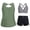 Army Green, variant on Bikini Set Woman Swim Shorts and Bathing Suit Tops for Women Women Bathing Suit Drawstring High Waist Stretchy Drawstring Loose Fit Womens Swimsuits Bikini S-3XL