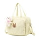thumbnail image 4 of Bolso de mano para pañales, bolso de viaje de gran capacidad, organizador de productos para bebés. Amarillo, 4 of 9