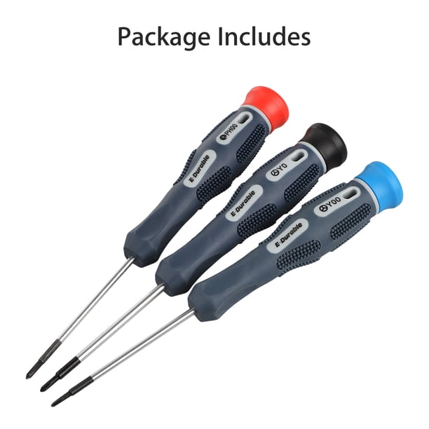 TSV 3pcs Screwdriver Kit, Magnetic Security Tools for Nintendo