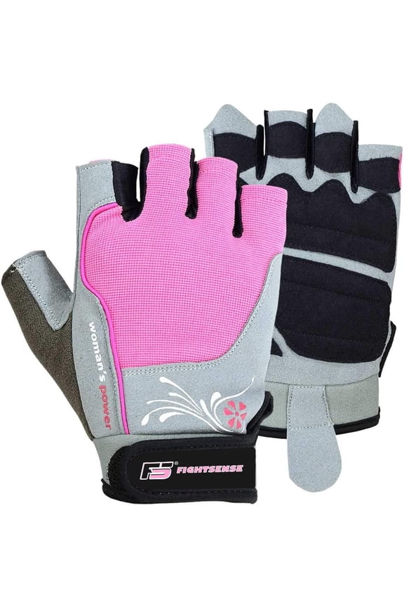 Weight Lifting Exercises Gloves Leather Gym Training Fitness Ladies Strap