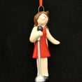 thumbnail image 1 of 8295 Singer Girl Hand Personalized Christmas Ornamenet, 1 of 3