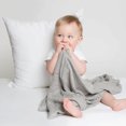 thumbnail image 2 of Perlimpinpin Bamboo Knitted Throw Blanket - Ivory, 2 of 2