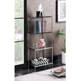 thumbnail image 2 of Convenience Concepts Royal Crest Four-Tier Tower/ Clear Glass with Chrome Metal, 2 of 5