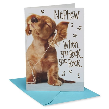 American Greetings Birthday Card for Nephew (When You Rock)