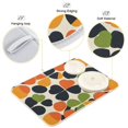thumbnail image 4 of Yayeee Dish Drying Mat for Kitchen Counter Ultra Absorbent Easy Clean Pad 18x16", Black Clover Pattern, 4 of 7