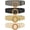 B-black+beige+stripe+khaki, variant on Straw Woven Elastic Stretch Belts Women, Wide Boho Braided Dress Belts with Wooden Style Buckle