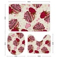 thumbnail image 3 of GZHJMY Bathroom Mat set of 3， Seamless pattern with cupcakes with raspberries. Vector illustration 3 Pieces Bath Mats Set for Bathroom, Non-Slip Washable Cover Floor Rug Decorations for Bathroom, 3 of 6