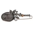 thumbnail image 2 of Broche para mujer y , joyería de moda, bufanda, alfiler de seguridad, broche, alfileres para suéter Fernando Broche de piedra de ojo de gato, 2 of 8