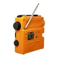 thumbnail image 4 of Tecsun GR-98 Battery Flashlight Portable Emergency Radio, Orange, 4 of 6
