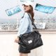 thumbnail image 4 of Sywqhk Bolsas De Equipaje De Viaje Con Estampado De Letras Para Mujer A La Moda (S Negro) Sywqhk Para estrenar, 4 of 9