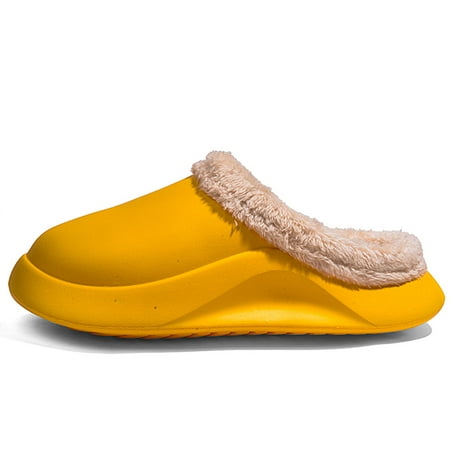 

Lopsie Clogs for Women Men Fleece Lined Garden Clog Winter Warm House Slippers Removable Lining Anti-Slip Indoor Outdoor Mules Shoes Size 5-10 US
