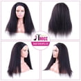 thumbnail image 3 of Peluca con diadema TNICE Kinky Straight, 45 cm, 180% de densidad, negra para mujer, 3 of 7