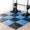 Black-Blue, variant on 20 Piece Puzzle Fitness Mat Double Sided Interlocking Foam Floor Mat EVA Non Slip Mat Suitable for Yoga and Fitness Equipment