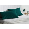 thumbnail image 3 of Kamas Oversize Pillow Case - Teal King Extra Large (23 X 43)- Fits Even The Fluffiest Pillows Including The Pancake Pillow- Sleeve Style- Extra Tall Pillowcase- 100% Cotton 600 Thread Count, 3 of 3