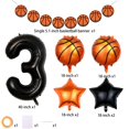 thumbnail image 2 of Globos con números de baloncesto de 40 pulgadas para decoración de fiesta de tercer cumpleaños, 2 of 6