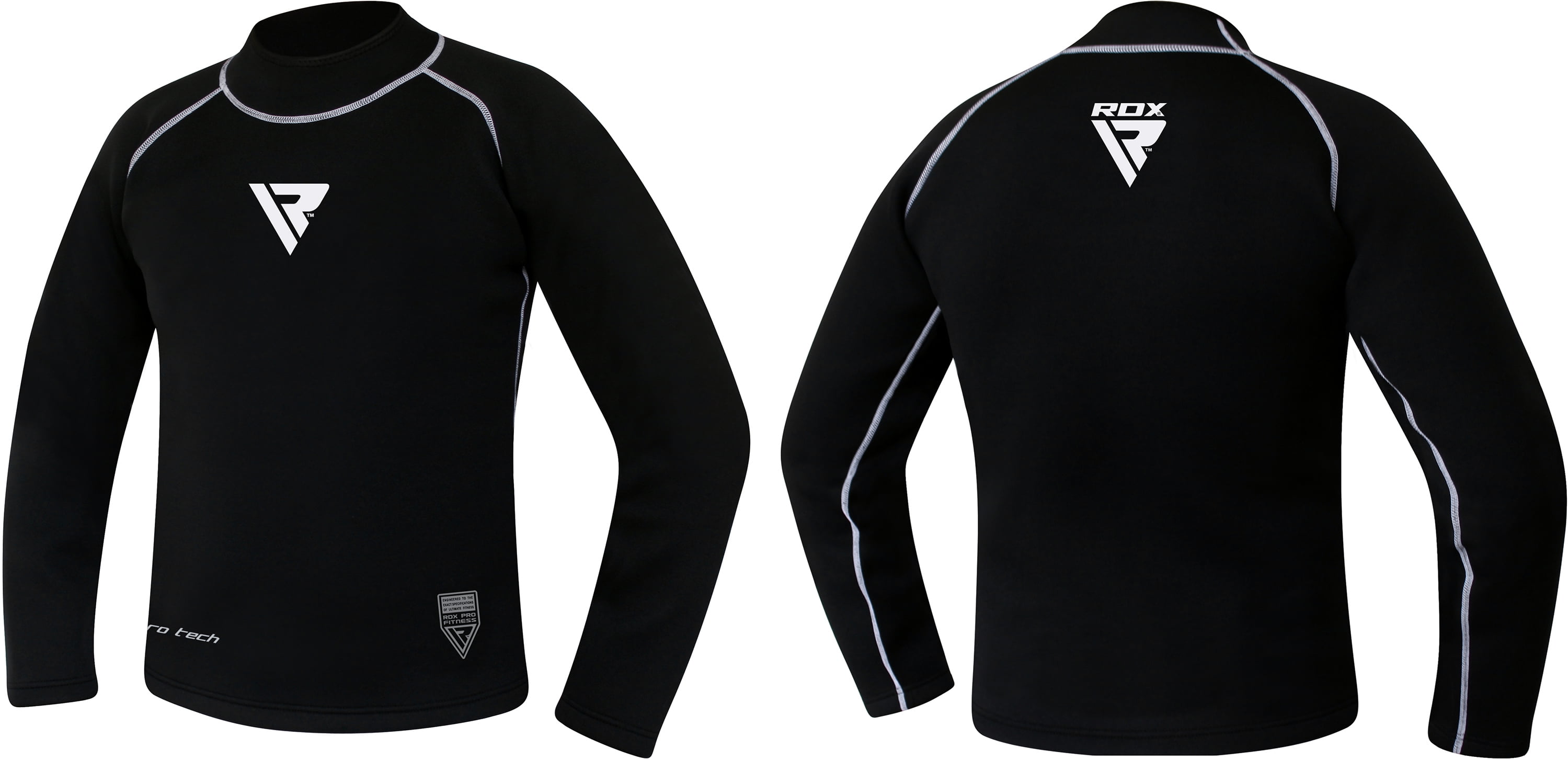 RDX Rash Guard Short Sleeve Compression Top Base Layer Fitness Sauna Suit Shirt