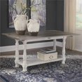 thumbnail image 2 of Signature Design by Ashley Havalance Table Console à Dessus Rabattable en Gris et Blanc, 2 of 9