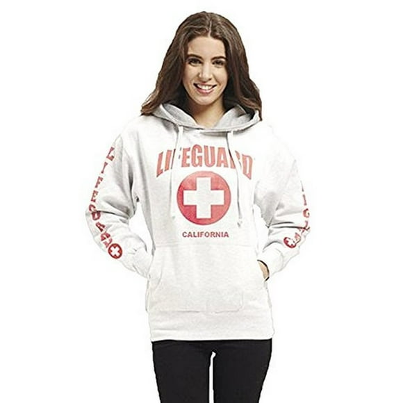LIFEGUARD Official Ladies California Hoodie White X-Large