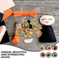 thumbnail image 4 of OULII 100Pcs Tiny Two Legged Nails Multi Alloy Brads for Wedding Decorations and Crafts Making, 4 of 8