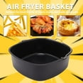 thumbnail image 3 of ABCISI Air Fryer Accessory, Nonstick Air Fryer Cake Barrel for Home Kitchen, Pizza Bread Baking Pan for 3.8QT-8QT Standard Deep Fryers, Dishwasher Safe (8 inch), 3 of 9