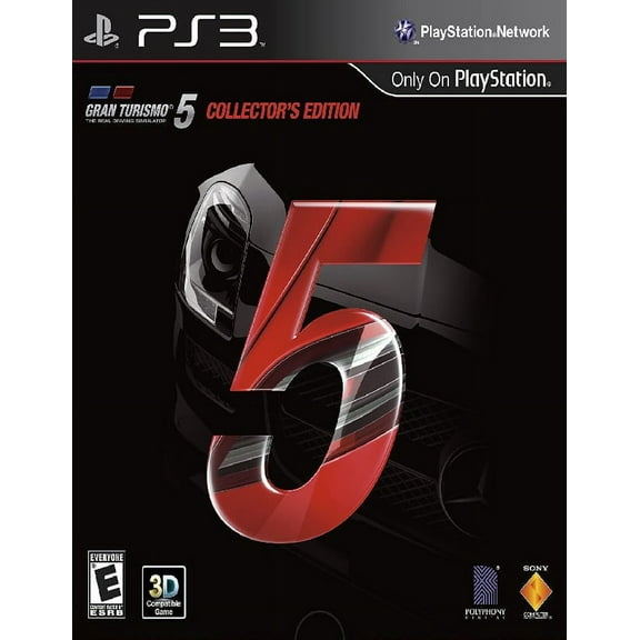 Restored Gran Turismo 5 Collector's Edition (Sony PlayStation 3, 2010) Racing Game (Refurbished)