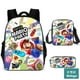 thumbnail image 4 of (Varios Estilos Disponibles) 3d Nuevo Estilo Mario Bolsa De Hombro Estuche De Lápices Escuela Primaria Estudiantes Super Impreso Comida, 4 of 4
