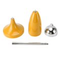 thumbnail image 1 of Outdoor Standing Ashtray with Lid Large Capacity Self Cleaning Detachable Adjustable Height Floor Standing Ash Tray for Home Patio Yellow, 1 of 4