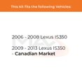 thumbnail image 2 of Max Advanced Brakes - Brake Kit for 2006 2007 2008 2009 2010 2011 2012 2013 Lexus IS350 Front and Rear Replacement Disc Brake Rotors and Ceramic Brake Pads, 2 of 9