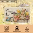 thumbnail image 3 of Easter Bunny Decorative Front Door Mat, Rabbit Eggs Flowers Floral Doormat Indoor Outdoor Non-Slip Floor Entryway Rug, Butterfly Spring Holiday Home Kitchen Decoration 17x29 Inch, 3 of 6