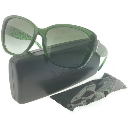 Ralph Lauren RA5182-12588E Women Crystal Green Frame Green Lens Sunglasses NWT