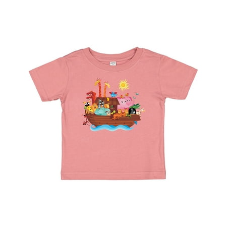

Inktastic Animal Ark Bible Story Christian Gift Baby Boy or Baby Girl T-Shirt