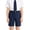 Blue, variant on Gunia Toddler Boys Dress Shorts For School Lightweight Casual Dress Pants With Elastic Waist For Daily Sport Formal Occasions Trousers Black 2-3 Years