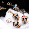 thumbnail image 2 of Kkkded Rhinestone Keychain Creative Skull Pendant Keychain with Sparkling Rhinestones - for Car and Backpack, 2 of 6