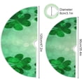 thumbnail image 3 of GZHJMY Lucky Clover Christmas Tree Skirt 48", St. Patrick's Day Tree Skirt Double Layers Polyester Easter Tree Skirt for St. Patrick's Day Holiday Party Decoration, 3 of 6