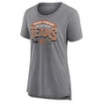 thumbnail image 2 of Women's Gray Texas Longhorns 2025 NCAA Softball Women's College World Series Champions Tri-Blend Scoop Neck T-Shirt, 2 of 4