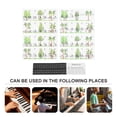 thumbnail image 3 of FRCOLOR Piano Decals 1Pack Piano Keyboard Sticker Introductory Piano Decal Teaching Piano Accessory,1.57"X0.67"(LxW), 3 of 5